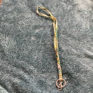 Vera Bradley Lanyard in Lemon Parfait